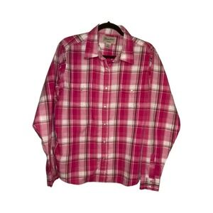 Wrangler‎ Wrancher XXL Plaid Button-up Rodeo Shirt Pearl Snap Buttons